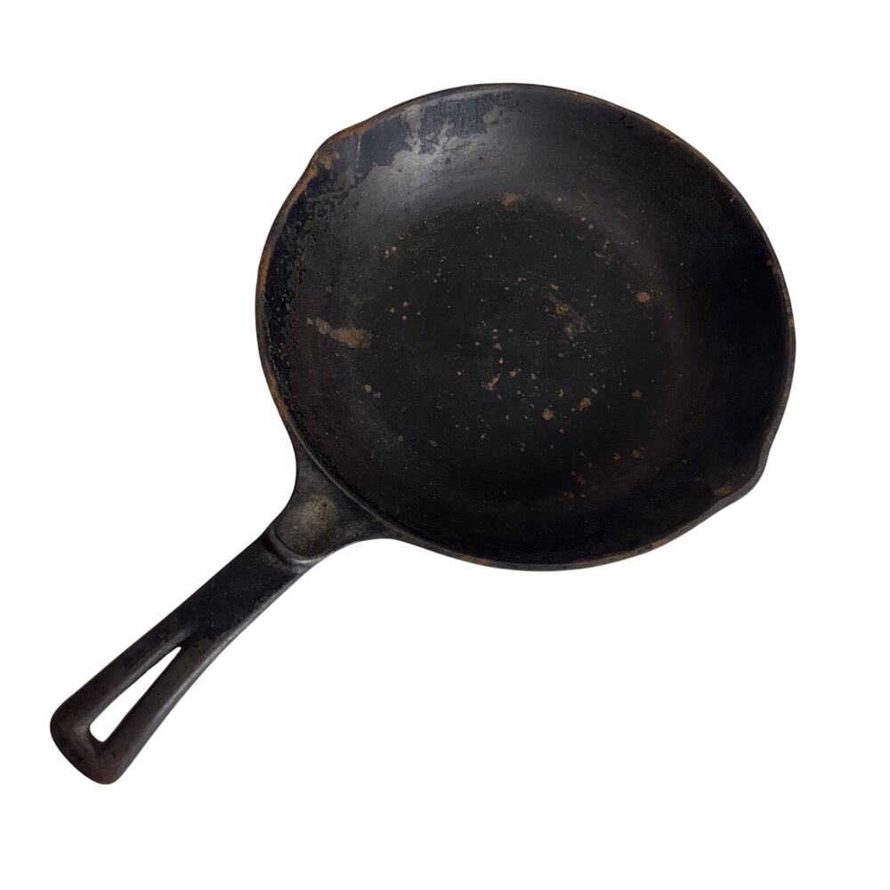 Vintage 9" Cast Iron Wagner Ware -0- Sidney Chef Skillet #9 1386A